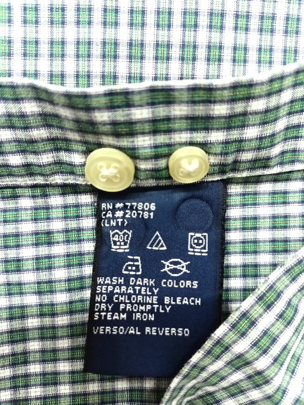 TOMMY HILFIGER Men's Button-Down Shirt. Plus Size 3XLT - Picture 8 of 8
